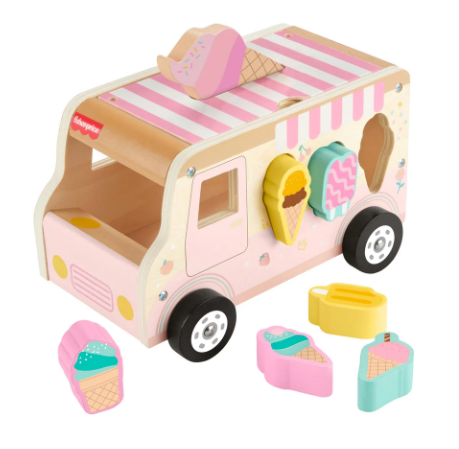 Fisher Price Wooden Ice Cream Shape Sorter