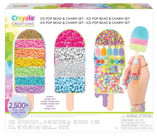Crayola Creations Ice Pop Bead and Charm Set