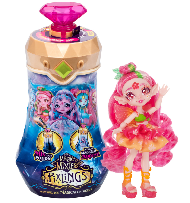 Magic Mixies Pixlings Doll S1 Faye The Fairy Green Diamond