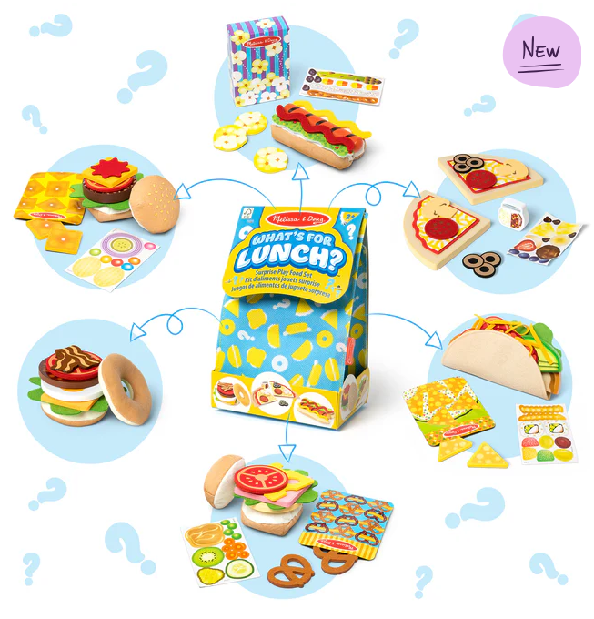 M&amp;D 50135 What&#39;s For Lunch Surprise Play Food set