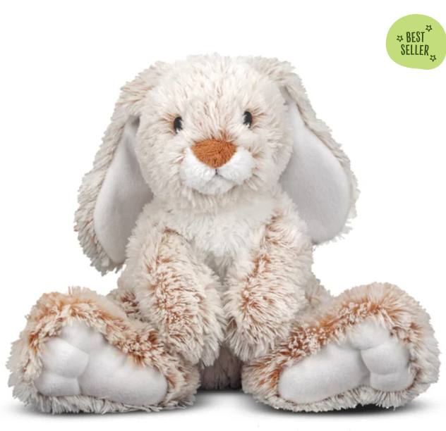 M&D Burrow Bunny Sitting Plush