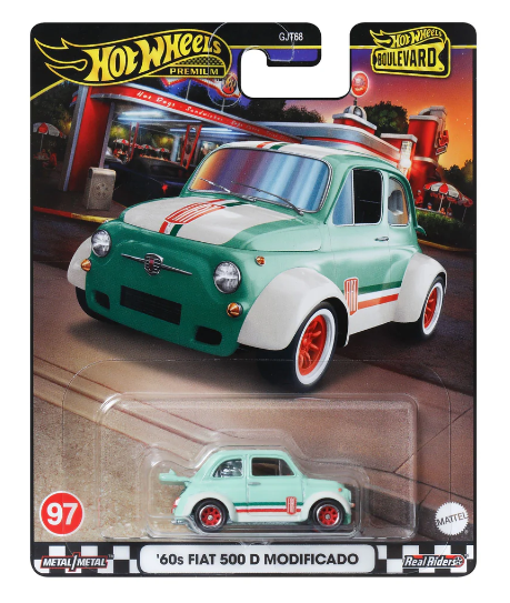 Hot Wheels Favourites (Boulevard) '60s FIAT 500 D Modificado