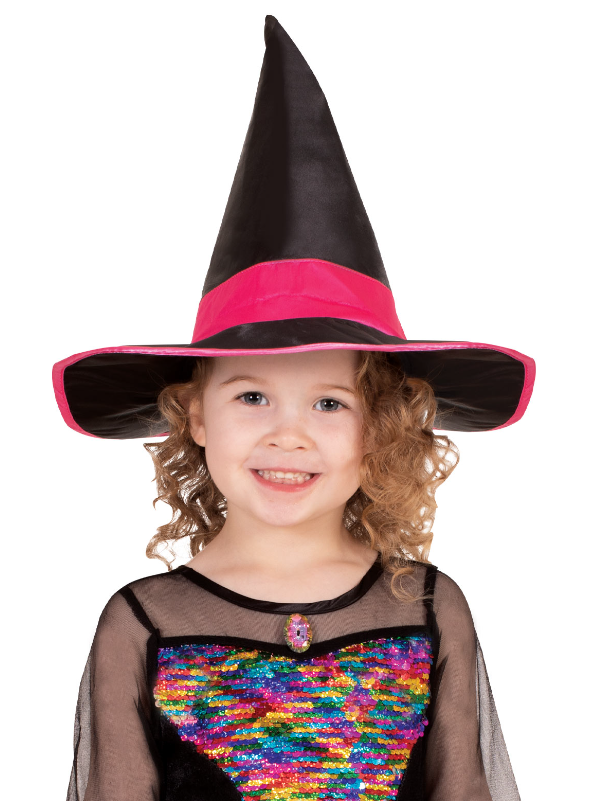 Rainbow Colour Magic Witch Costume Small 3-4yrs