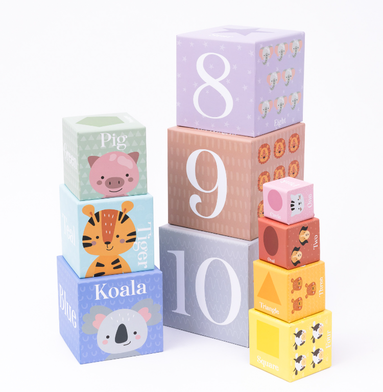 Kids By Splosh Cardboard Stacking and Nesting Blocks