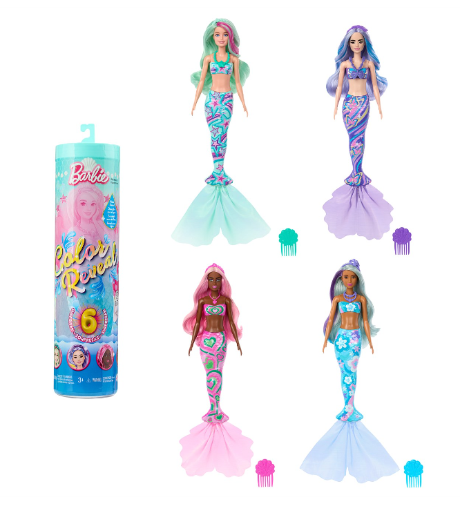 Barbie Colour Reveal Mermaid Series Doll
