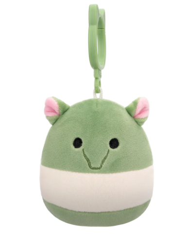 Squishmallows 3.5 inch Clip On Wave 20 Gerald the Olive and White Tapir