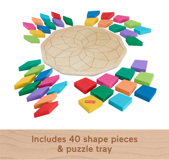 Fisher Price Wooden Mandala Puzzle