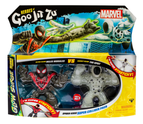 Goo Jit Zu Glow Surge Marvel Miles Morales Vs The Spot