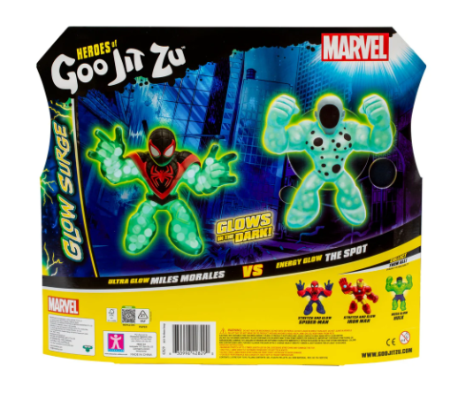 Goo Jit Zu Glow Surge Marvel Miles Morales Vs The Spot