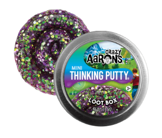 Crazy Aaron's Putty 2inch Mini Thinking Putty 13.3g Tin Loot Box
