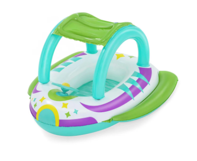 Bestway 1.12m Spacesplash Shaded Baby Boat