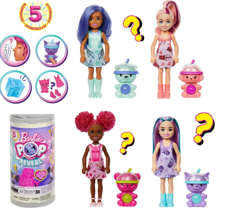 Barbie Chelsea Pop Reveal Bubble Tea Series 5