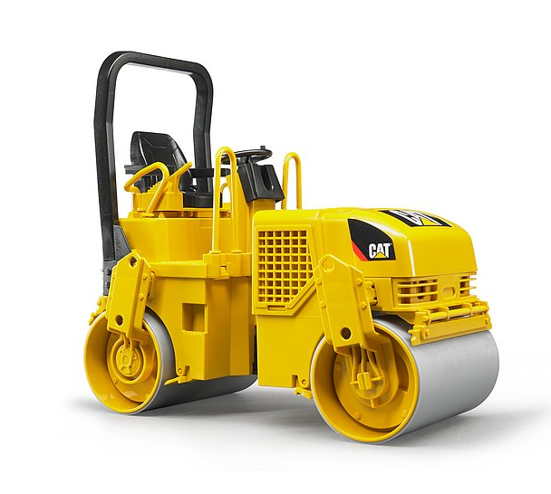 Bruder 02433 1/16 Caterpillar Asphalt Drum Com