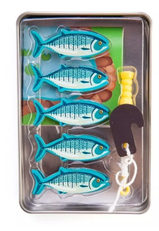 World&#39;s Smallest Fishing Game in Tin