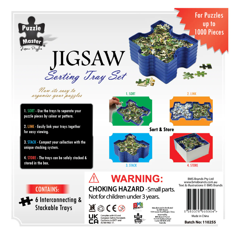 BMS Jigsaw Sorting Tray Set