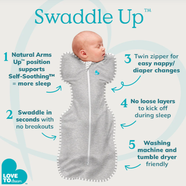 LTD Swaddle Up Original 1.0 tog Dusty Pink Small