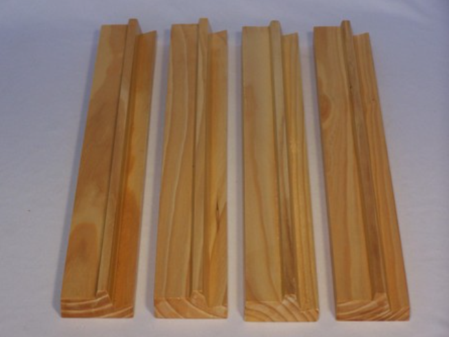 Mahjong Rails Wooden Set of 4 43cm
