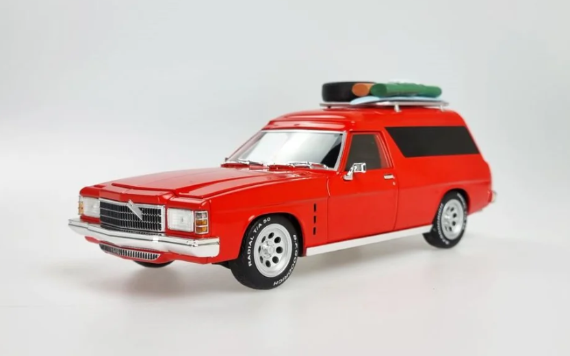 1/24 1975 Maxs Red HJ Holden Sandman Panelvan Fully Detailed Openings