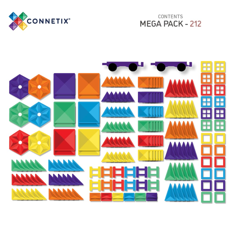 Connetix Rainbow Mega Pack 212pc