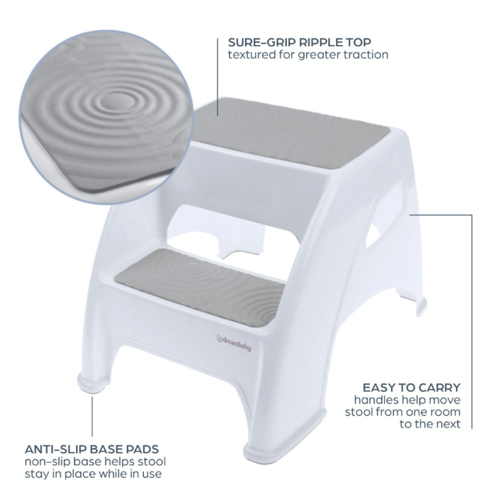 Dream Baby Toddler &amp; Me 2 Up Step Stool