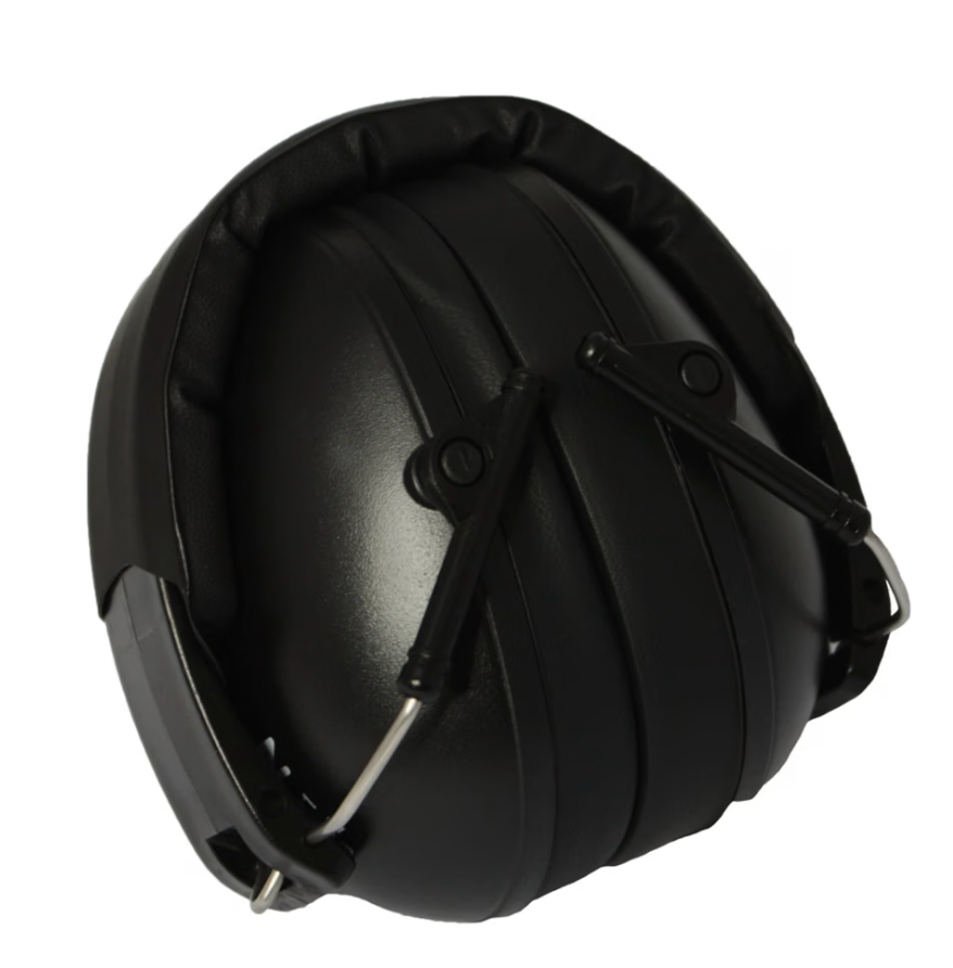 Baby Banz Child Earmuffs Black Age 2-10years