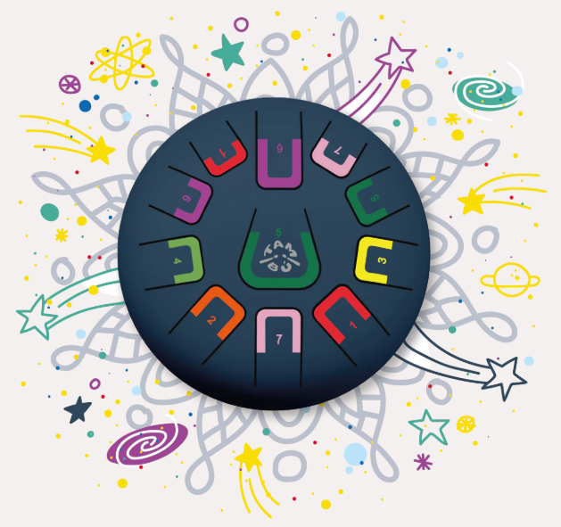 TAMBU Steel Tongue Drum - Deep Space
