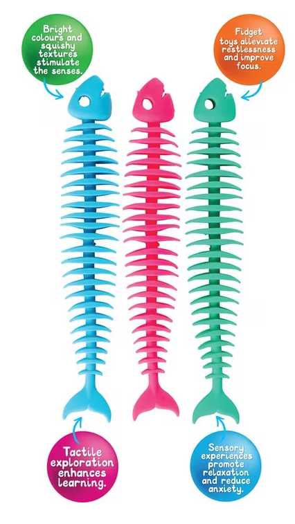 Sensory Sprouts Set of 3 Fidget Fish