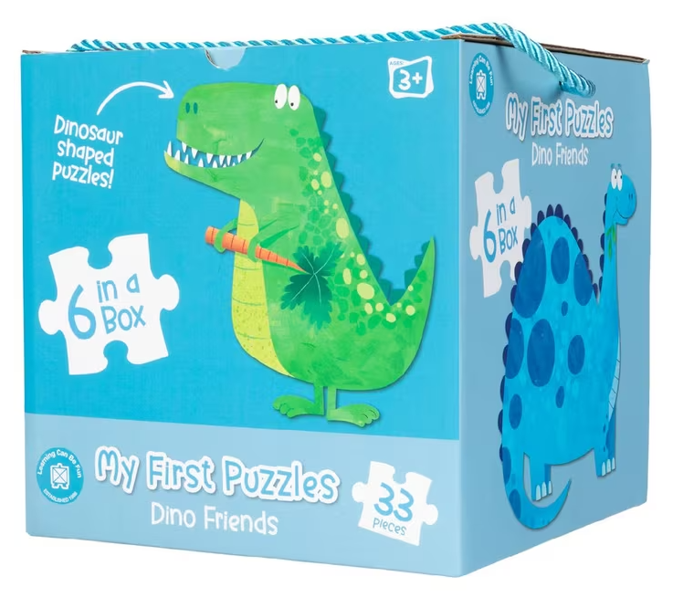 My First Puzzles Dino Friends 6 in a box