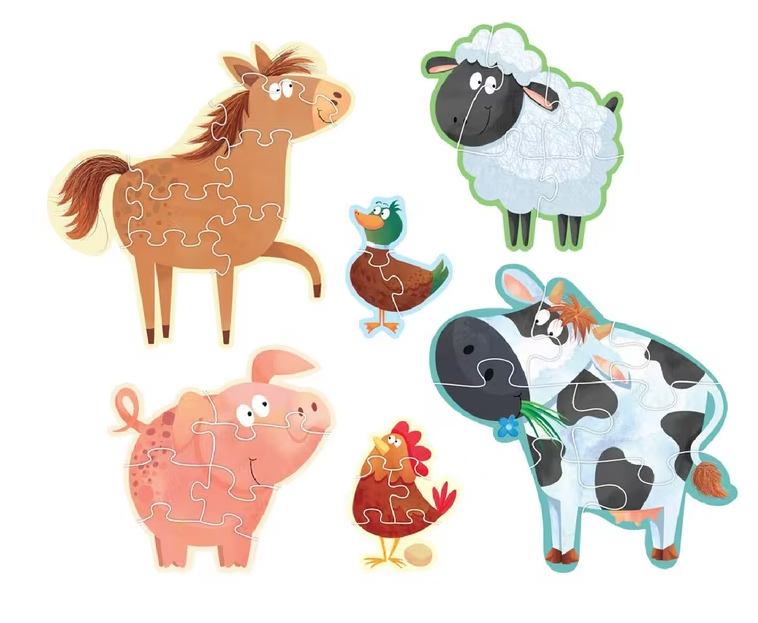 My First Puzzles On The Farm 6 in a box