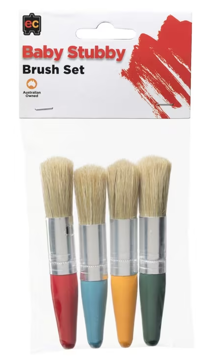 Paint Brush Baby Stubby Asstd Colours