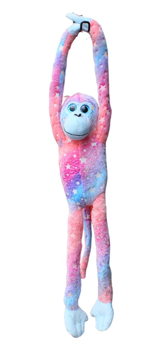 Hanging Monkey EVA Pink / Blue Glow In The Dark