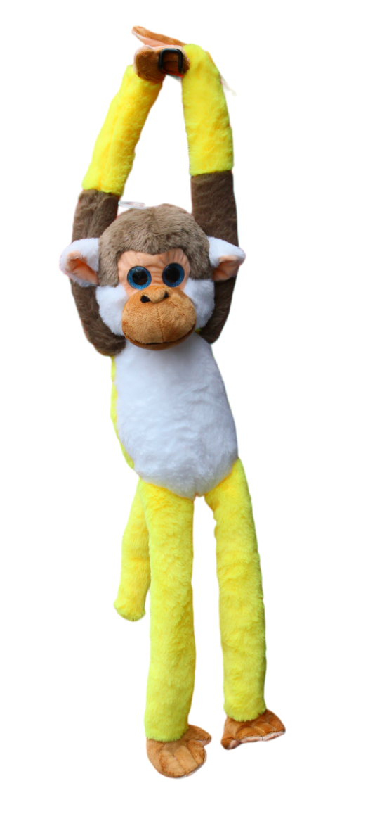 Hanging Monkey Brown and White MATT