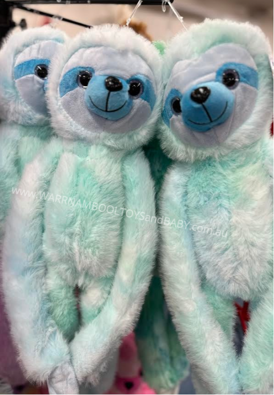 Hanging Sloth Blue CHARLOTTE