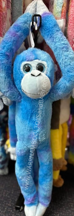 Hanging Monkey Blue Multi PETER