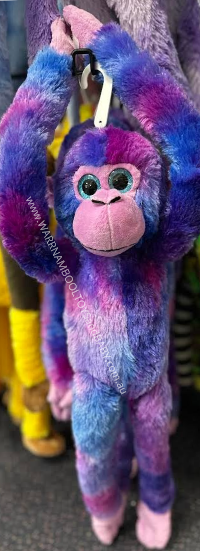 Hanging Monkey Blue / Pink ORAH