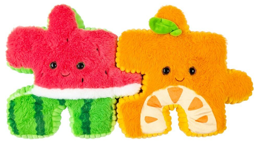 8&quot; PLUZZLES Plush Fruit Salad Walter Watermelon