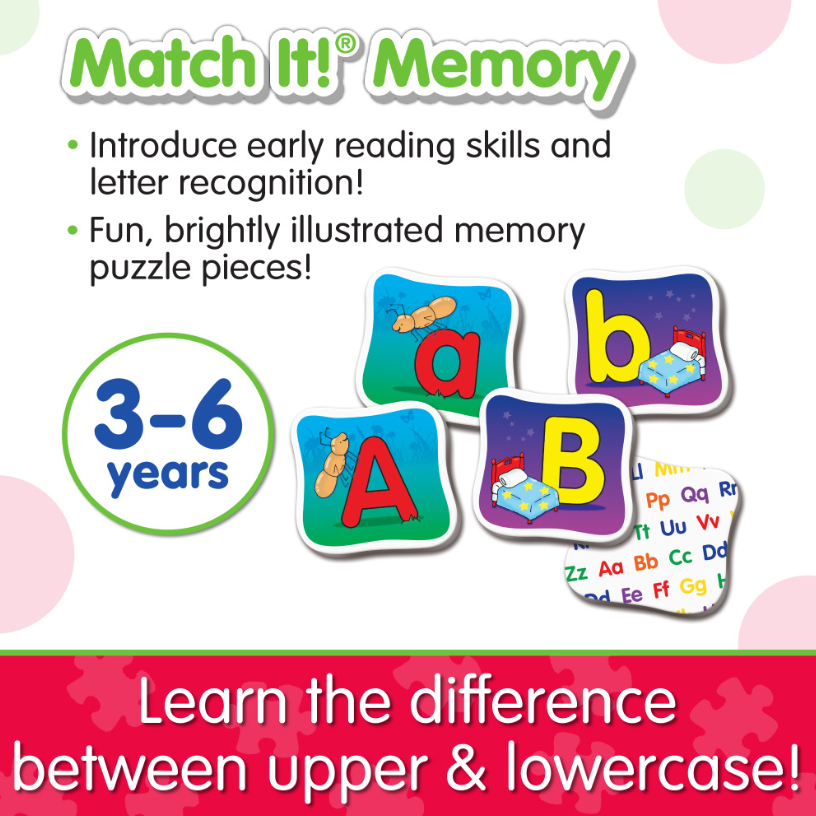 My First Match It Puzzle - Alphabet Memory