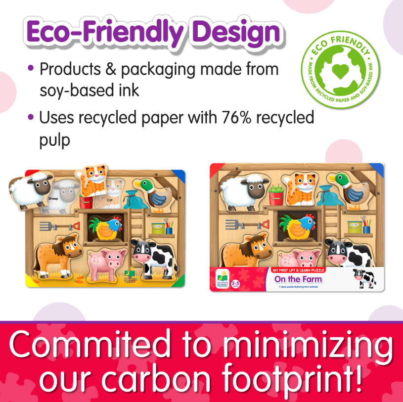 My First Lift &amp; Learn Puzzle - On The Farm 7pc