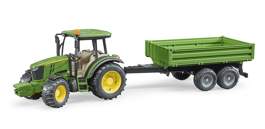 Bruder 02108 1:16 John Deere 5115 M Tractor & Tipping Trailer