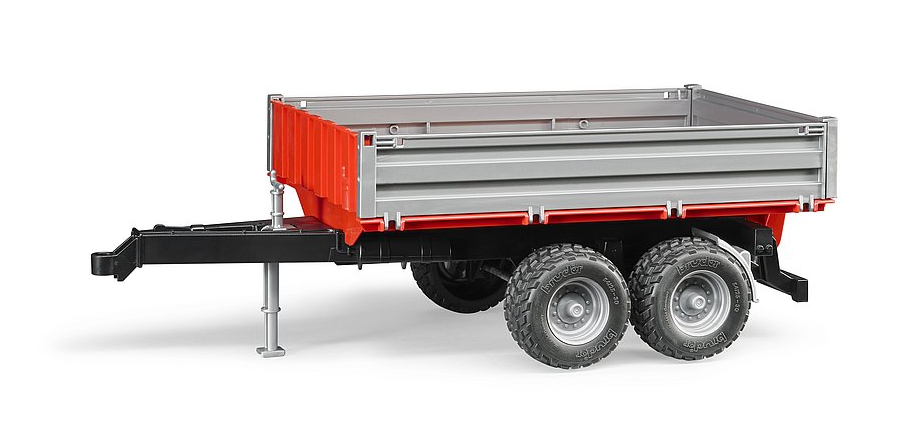 Bruder 02019 1/16 Platform Gate Tipping Trailer