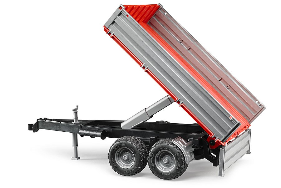 Bruder 02019 1/16 Platform Gate Tipping Trailer