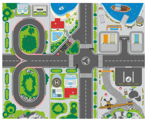 Hape Reversible Train Storage Table