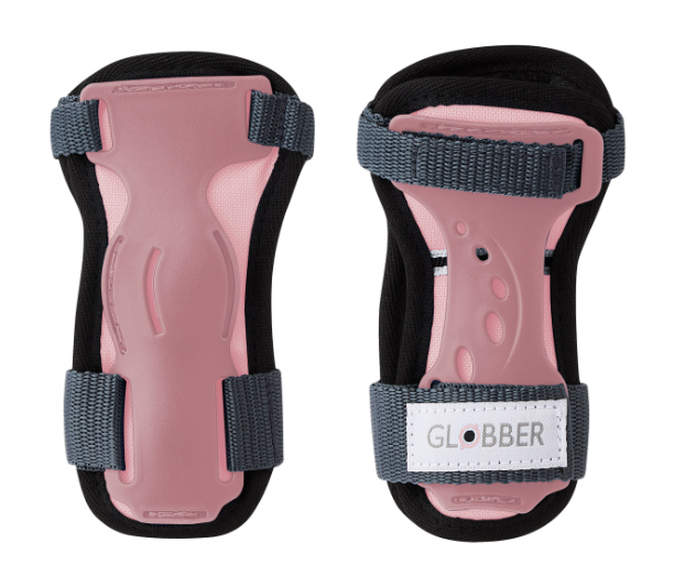 Globber Junior Protective Pad Set Pastel Pink 3-7yrs / XXS