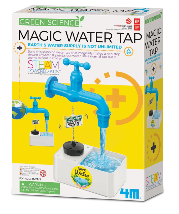 4M Green Science Magic Water Tap (Req 2 AAA batteries)
