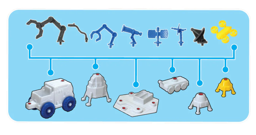 Bucket Master Spaceship Bucket 60pc incl 2 x AAA demo batteries