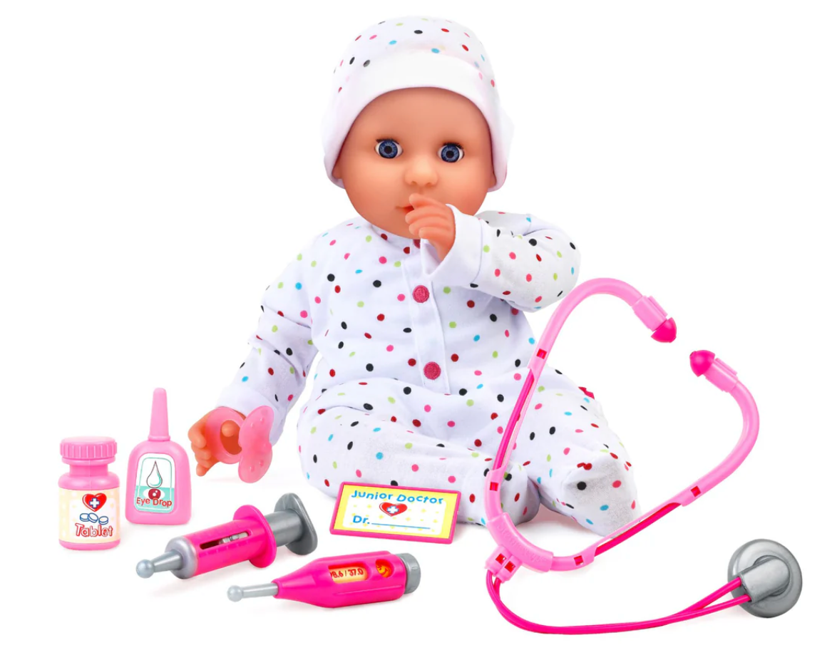Dolls World Dolly Doctor Deluxe Soft Bodied Doll 46cm