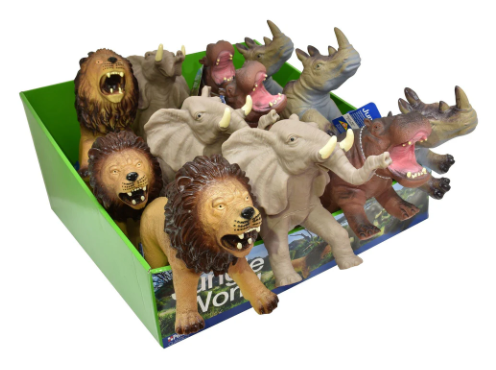 Peterkin Soft Touch Jungle World Animals Assorted