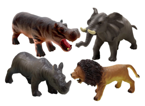 Peterkin Soft Touch Jungle World Animals Assorted