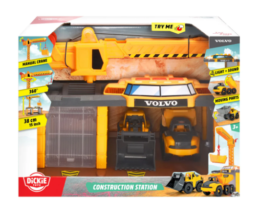 Dickie Toys Volvo Construction Station