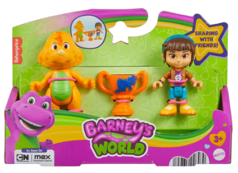 Barney&#39;s World Figure Pack B.J and Girl HYG99
